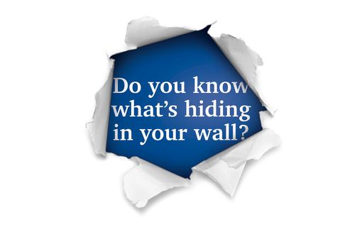 do you know whats hiding in your wall poster font