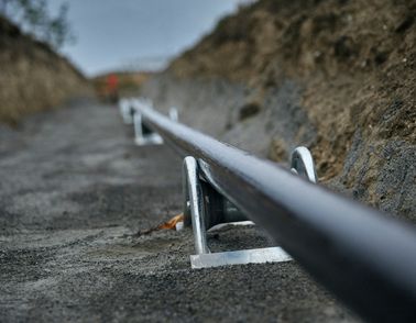 High voltage cable onshore installation in Trelleborg