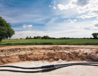HVDC cable system leave no visible footprint in the landscape after installation underground